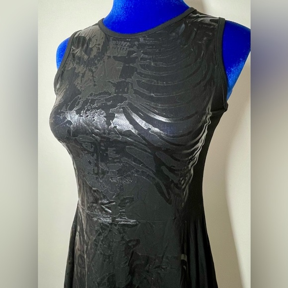 Killstar | Chaos Bone Crush | Skeleton Dress | Goth Punk Metal | XS - Picture 3 of 7